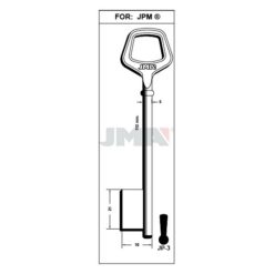 Llave en bruto JMA JP-3 – vista agrupada
