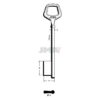 Llave en bruto JMA JP-3