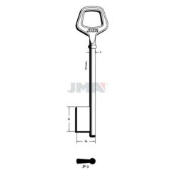 Llave en bruto JMA JP-3