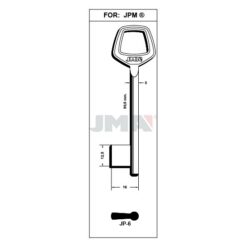 Llave en bruto JMA JP-6 – vista agrupada
