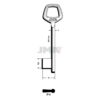 Llave en bruto JMA JP-6