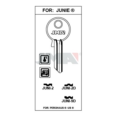 Llave en bruto JMA JUNI-2 – vista agrupada