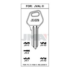 Llave en bruto JMA JV-2 – vista agrupada