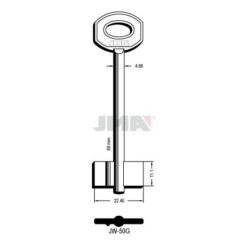 Llave en bruto JMA JW-50G