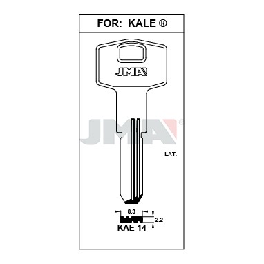 Llave en bruto JMA KAE-14 – vista agrupada