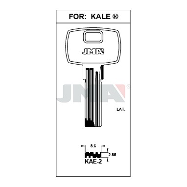 Llave en bruto JMA KAE-2 – vista agrupada
