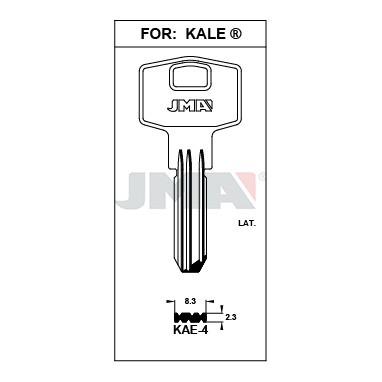 Llave en bruto JMA KAE-4 – vista agrupada