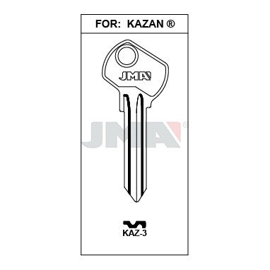 Llave en bruto JMA KAZ-3 – vista agrupada