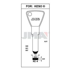 Llave en bruto JMA KE-4 – vista agrupada