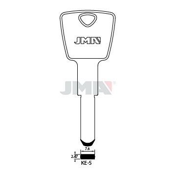 Llave en bruto JMA KE-5
