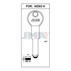 Llave en bruto JMA KE-6 – vista agrupada
