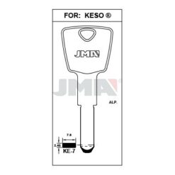 Llave en bruto JMA KE-7 – vista agrupada