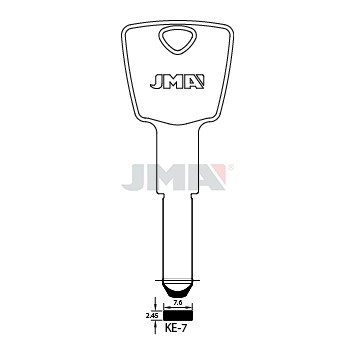 Llave en bruto JMA KE-7