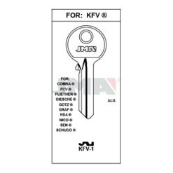 Llave en bruto JMA KFV-1 – vista agrupada