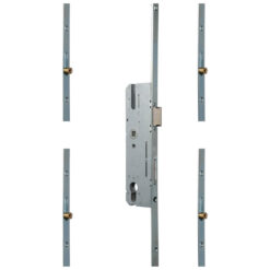 KFV AS8772 | Cerradura multipunto | 4 rodillos, ejes 72 mm