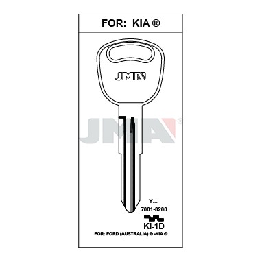 Llave en bruto JMA KI-1D – vista agrupada