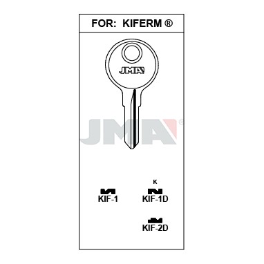 Llave en bruto JMA KIF-1D – vista agrupada