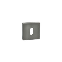 Roseta Kuchinox Premium Line con ojo de llave cuadrada - Efecto inox - Por par