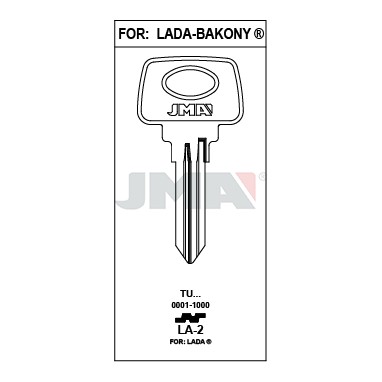 Llave en bruto JMA LA-2 – vista agrupada