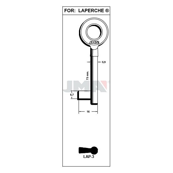 Llave en bruto JMA LAP-3 – vista agrupada