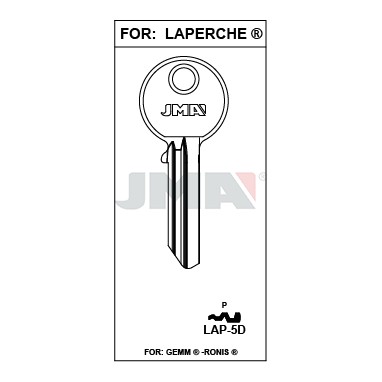 Llave en bruto JMA LAP-5D – vista agrupada