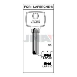 Llave en bruto JMA LAP-8D – vista agrupada