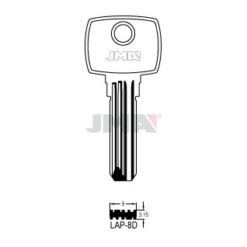 Llave en bruto JMA LAP-8D