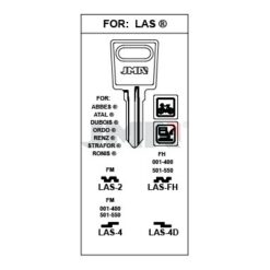 Llave en bruto JMA LAS-4 – vista agrupada