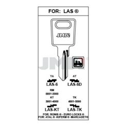 Llave en bruto JMA LAS-6D – vista agrupada