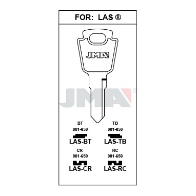 Llave en bruto JMA LAS-RC – vista agrupada
