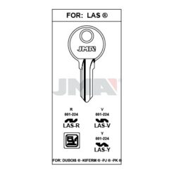 Llave en bruto JMA LAS-R – vista agrupada