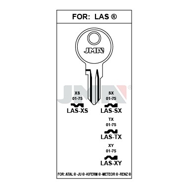 Llave en bruto JMA LAS-XY – vista agrupada