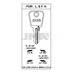Llave en bruto JMA LF-11 – vista agrupada