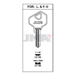 Llave en bruto JMA LF-25 – vista agrupada