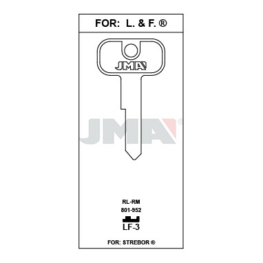 Llave en bruto JMA LF-3 – vista agrupada