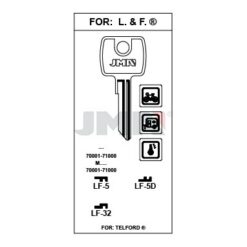 Llave en bruto JMA LF-5D – vista agrupada