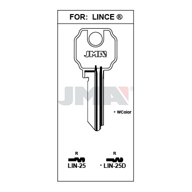 Llave en bruto JMA LIN-25D – vista agrupada