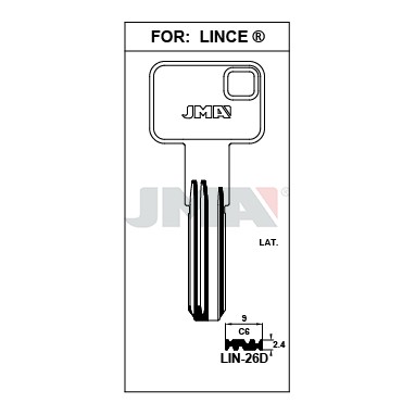 Llave en bruto JMA LIN-26D – vista agrupada