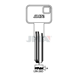 Llave en bruto JMA LIN-26D