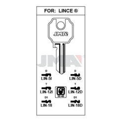 Llave en bruto JMA LIN-5D – vista agrupada