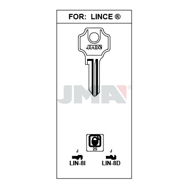 Llave en bruto JMA LIN-8I – vista agrupada