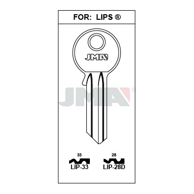 Llave en bruto JMA LIP-28D – vista agrupada