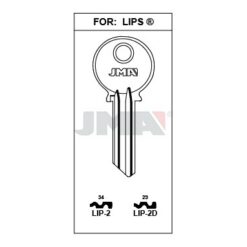 Llave en bruto JMA LIP-2D – vista agrupada