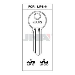 Llave en bruto JMA LIP-33 – vista agrupada