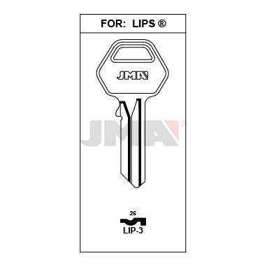 Llave en bruto JMA LIP-3 – vista agrupada
