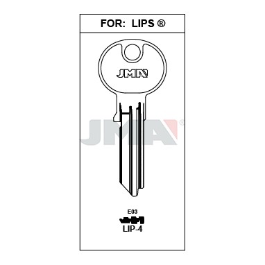 Llave en bruto JMA LIP-4 – vista agrupada