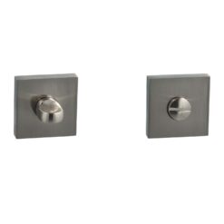 Roseta de condena Kuchinox Premium Line para puertas de baño y aseo cuadrada - Efecto inox