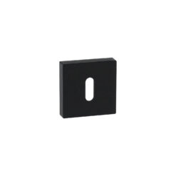 Roseta Kuchinox Premium Line con entrada para llave de gorja cuadrada - Negro mate - Por par