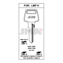 Llave en bruto JMA LMP-4 – vista agrupada