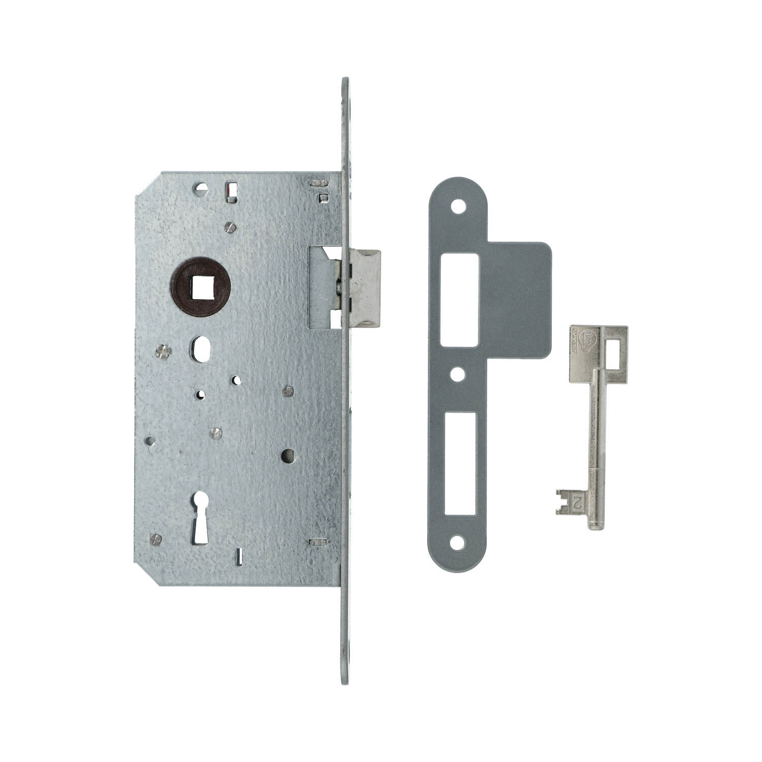 Litto A1356 | Cerradura de gorja para puertas de interior | Distancia entre ejes 72 mm